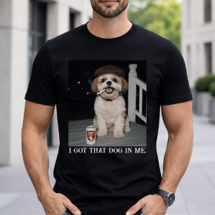 Camiseta Eu Tenho Esse Cachorro Em Mim, Engraçada Personali