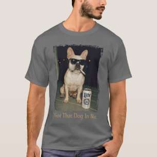 Camiseta Eu Tenho Esse Cachorro Em Mim Funny French Bulldog