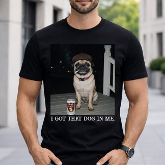 Camiseta Eu Tenho Esse Cachorro Em Mim, Meme Engraçado de P