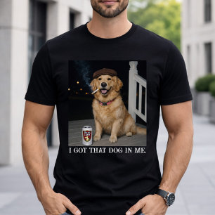 Camiseta Eu Tenho Esse Cachorro Em Mim, Piada Engraçada do