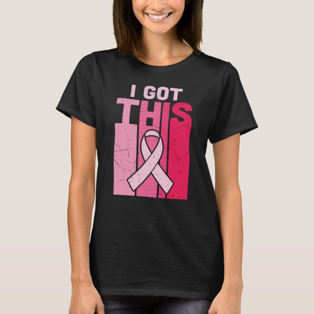 Camiseta Eu Tenho Este Cancer De Mama Sensibilizando Mulher (Frente)