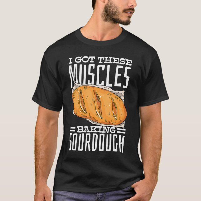 Camiseta Eu Tenho Estes Músculos Fazendo Pão De Sorvete (Frente)