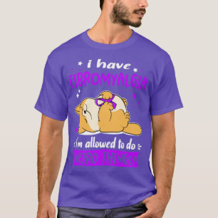 Camiseta Eu tenho fibromialgia eu posso fazer coisas estran