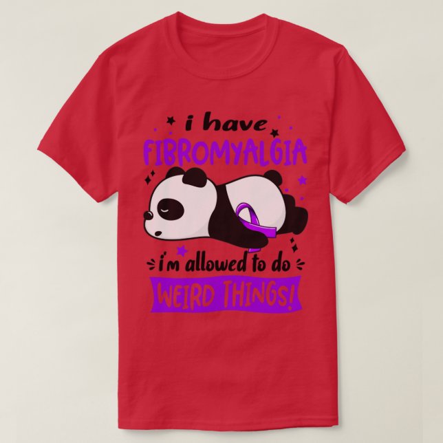 Camiseta Eu Tenho Fibromialgia Eu Sou Autorizado A Fazer Co (Frente do Design)