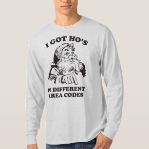 Camiseta Eu Tenho Garotas Em Diferentes Códigos de Área Nat