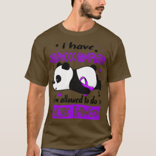 Camiseta Eu Tenho Hemiplegia Infantil Eu Sou Autorizado A F