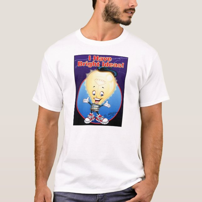Camiseta Eu tenho ideias brilhantes! (Frente)