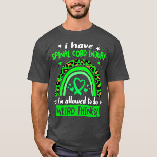 Camiseta Eu tenho lesão na medula espinhal que posso fazer