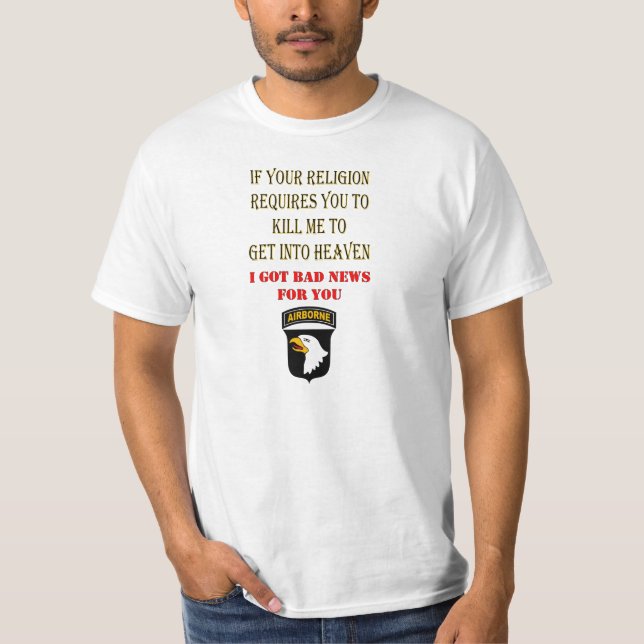 CAMISETA EU TENHO MÁ NOTÍCIA PARA VOCÊ (Frente)