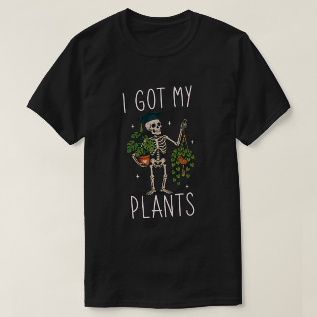 Camiseta Eu Tenho Minhas Plantas (Frente do Design)