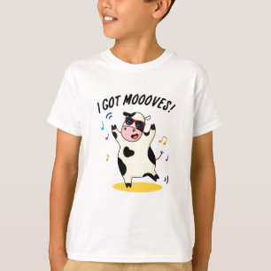 Camiseta Eu Tenho Mooves Bons Dançando Vacas Bons