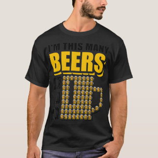 Camiseta Eu Tenho Muitas Cervejas Com 75 Anos De Idade 75 A