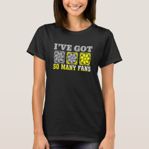 Camiseta Eu Tenho Muitos Fãs Construtor de Computador Pesso