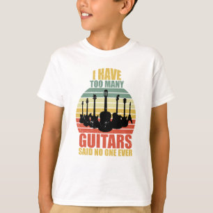 Camiseta Eu Tenho Muitos Violões Disse Ninguém Nunca