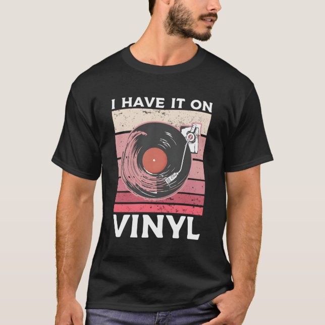 Camiseta Eu Tenho No Vinyl Record Music (Frente)