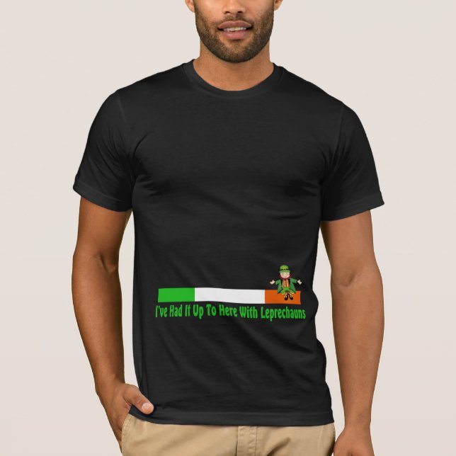 Camiseta Eu tenho-o até aqui com duendes (Frente)