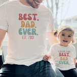 Camiseta Eu Tenho O Melhor Pai De Todos Os Filhos Do Pai Da<br><div class="desc">Eu tenho a melhor camisa de pai de sempre em fontes e cores retroradas,  encontrar uma camisa do "melhor pai de sempre" na minha coleção "pai e eu designs".</div>