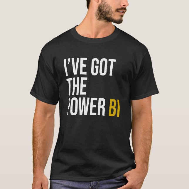 Camiseta Eu tenho o Power BI (Frente)