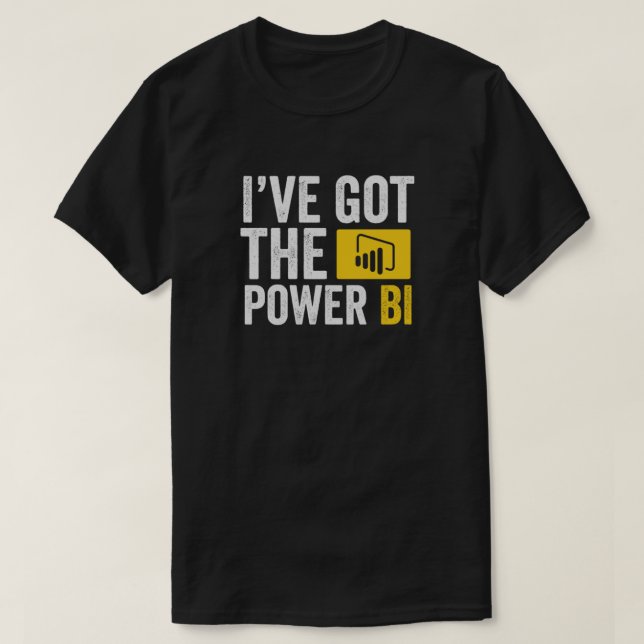 Camiseta Eu tenho o Power BI (Frente do Design)