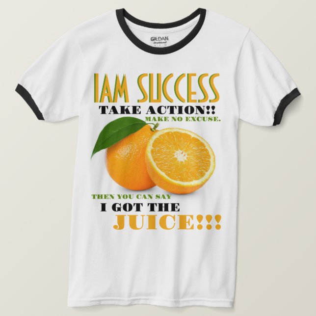 CAMISETA EU TENHO O SUCO (Frente do Design)