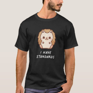 Camiseta Eu Tenho Padrões Hedgehog Cute Aestética Proprietá