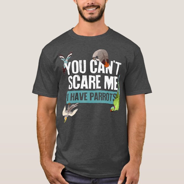 Camiseta Eu Tenho Parrocos Cinzas Africanas Cockatiel (Frente)