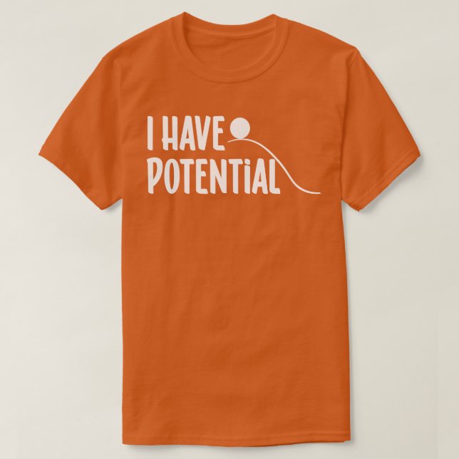 Camiseta Eu Tenho Potencial (Frente do Design)