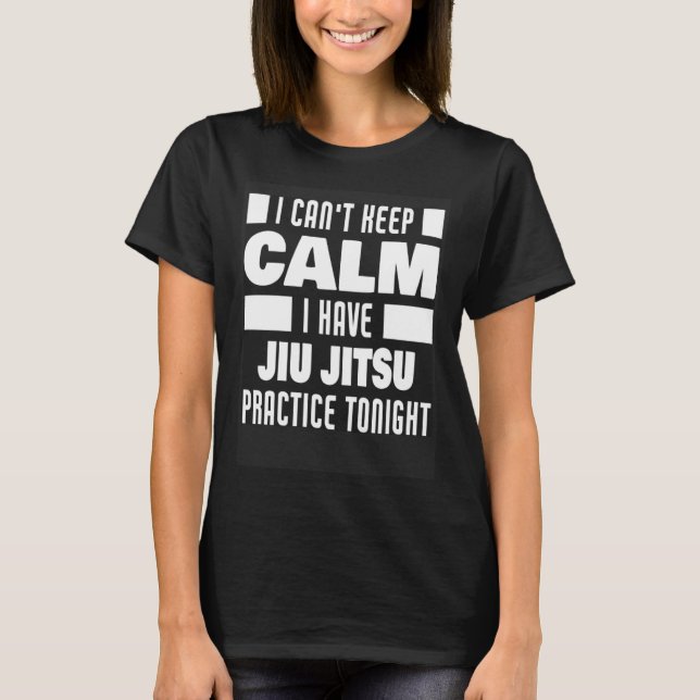 Camiseta Eu Tenho Prática Jiu Jitsu Dizendo Jiu Jitsu Comba (Frente)