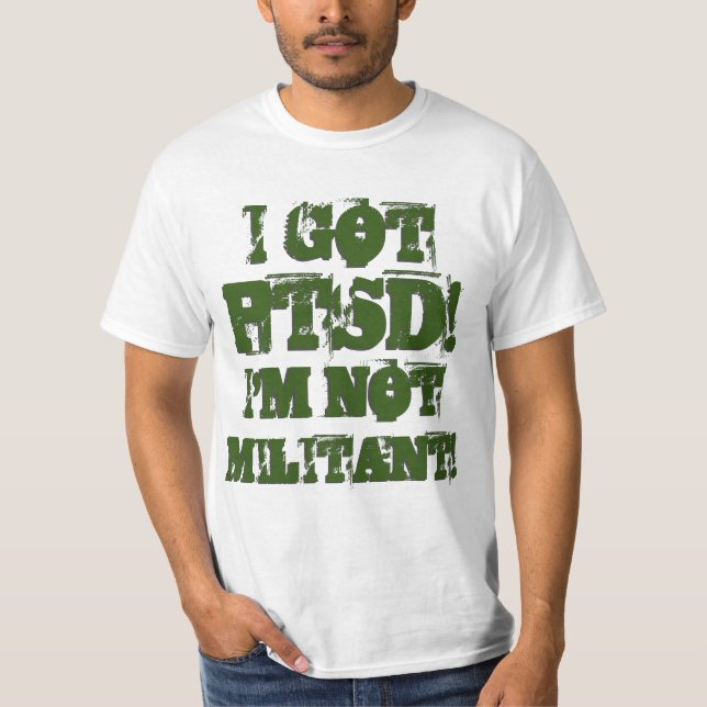 Camiseta Eu tenho PTSD (Frente)