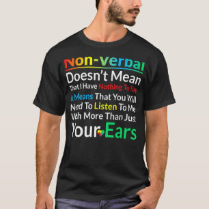 Camiseta Eu Tenho Quebra-cabeça de Consciência Autismo Não-