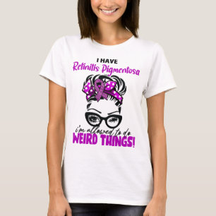 Camiseta Eu Tenho Retinite Pigmentosa Estou Permitido Fazer