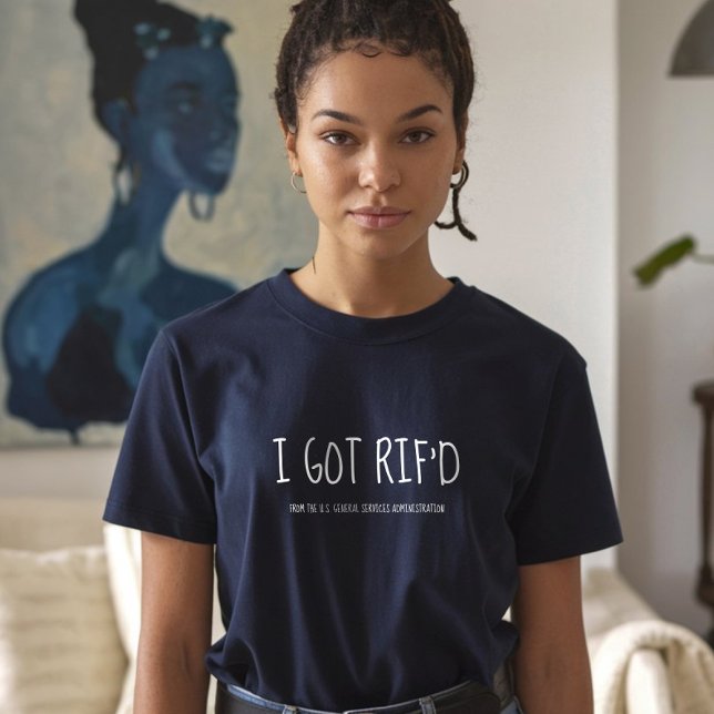 Camiseta Eu tenho RIF, ex-funcionário federal (Criador carregado)
