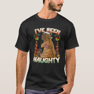 Camiseta Eu tenho sido malvado Cão Mastiff Inglês com Papai