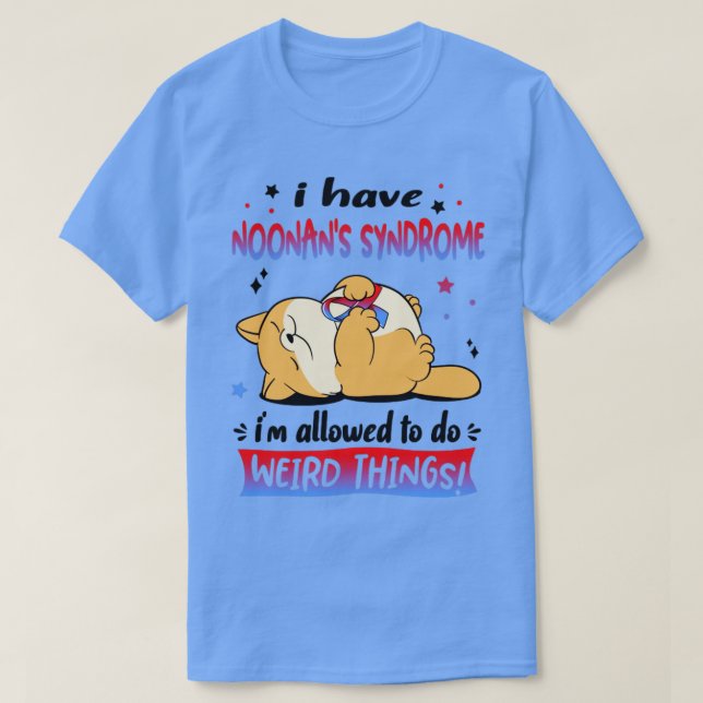 Camiseta Eu tenho Síndrome de Noonans eu posso fazer T estr (Frente do Design)