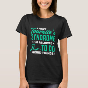 Camiseta Eu tenho síndrome de Tourette síndrome divertida