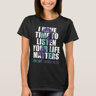 Camiseta Eu Tenho Tempo Para Ouvir A Vida Como Consciência