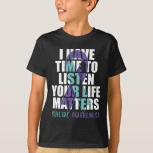 Camiseta Eu Tenho Tempo Para Ouvir Problemas da Vida Consci