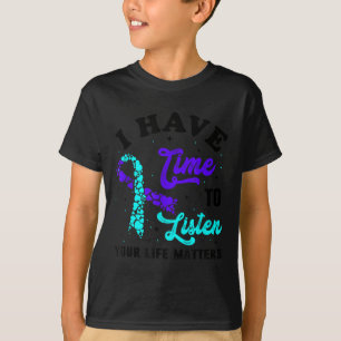 Camiseta Eu Tenho Tempo Para Ouvir Saúde Mental Conscientiz