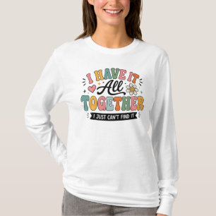 Camiseta Eu Tenho Tudo Sob Controle Citação Colorida e Dive
