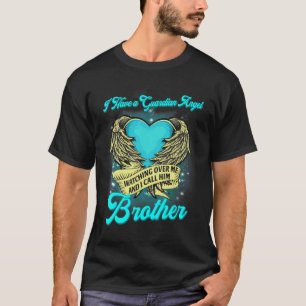 Camiseta Eu Tenho Um Anjo Da Guarda Me Vigiando Perdi Minha