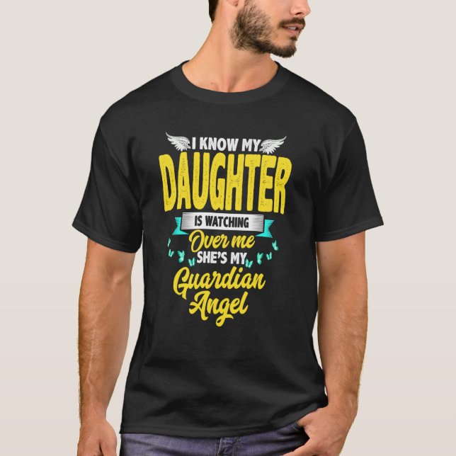 Camiseta Eu Tenho Um Anjo No Céu Eu A Chamo Minha Filha (Frente)