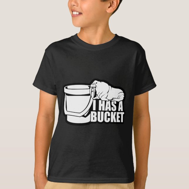 Camiseta Eu tenho um balde (Frente)