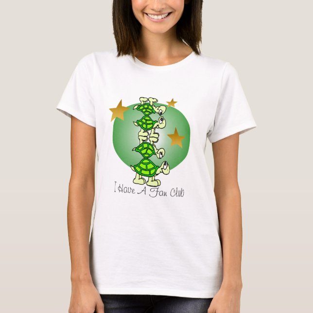 Camiseta Eu tenho um clube de fãs (Frente)