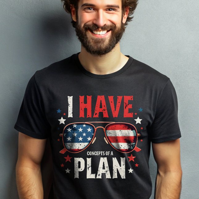 Camiseta Eu tenho um conceito de debate sobre o plano 2024 (Criador carregado)