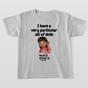 Camiseta Eu tenho um conjunto muito particular de habilidad