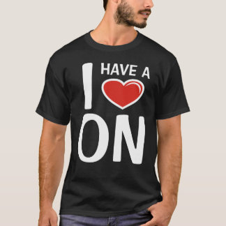 Camiseta Eu tenho um coração sobre
