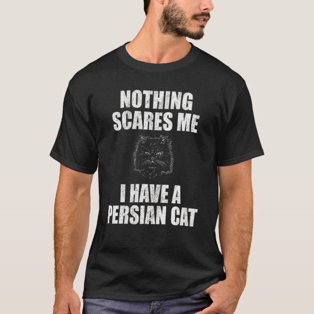 Camiseta Eu Tenho Um Gato Persa 1 (Frente)