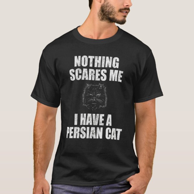 Camiseta Eu Tenho Um Gato Persa 1 (Frente)