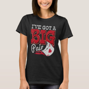 Camiseta Eu tenho um grande casino de cabelo ganhando pôque