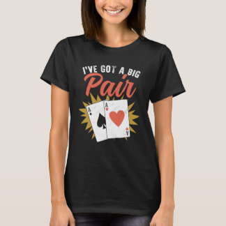 Camiseta Eu tenho um grande jogador de jogos de casino